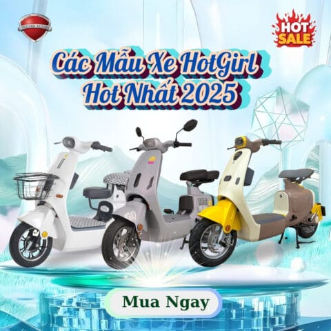 Các mẫu xe đạp điện hot năm 2025 cho học sinh và người lớn tuổi