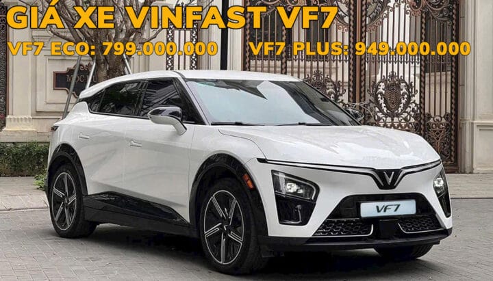 Các ưu đãi hấp dẫn khi mua VinFast VF7