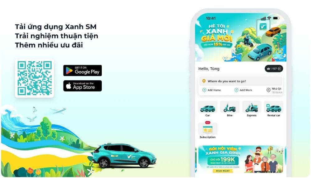 Cách sử dụng ứng dụng gọi xe công nghệ để đến bến xe Hùng Cường Châu Đốc