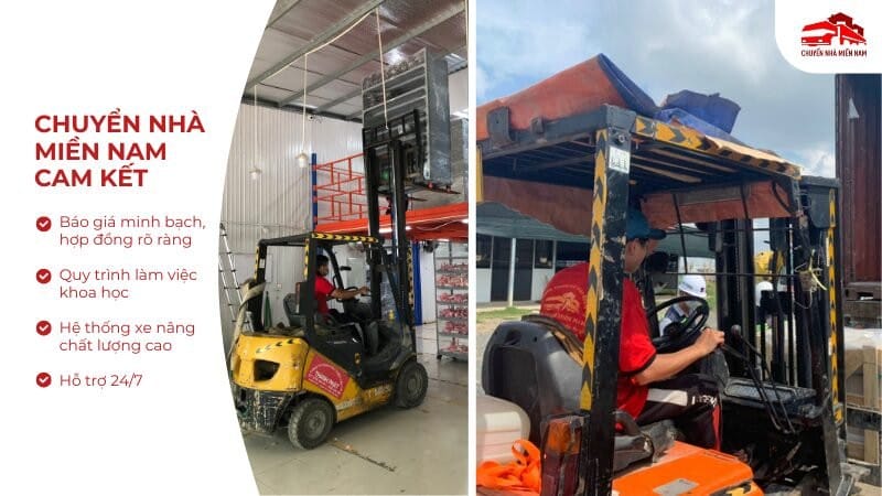 Cam kết an toàn khi thuê xe nâng