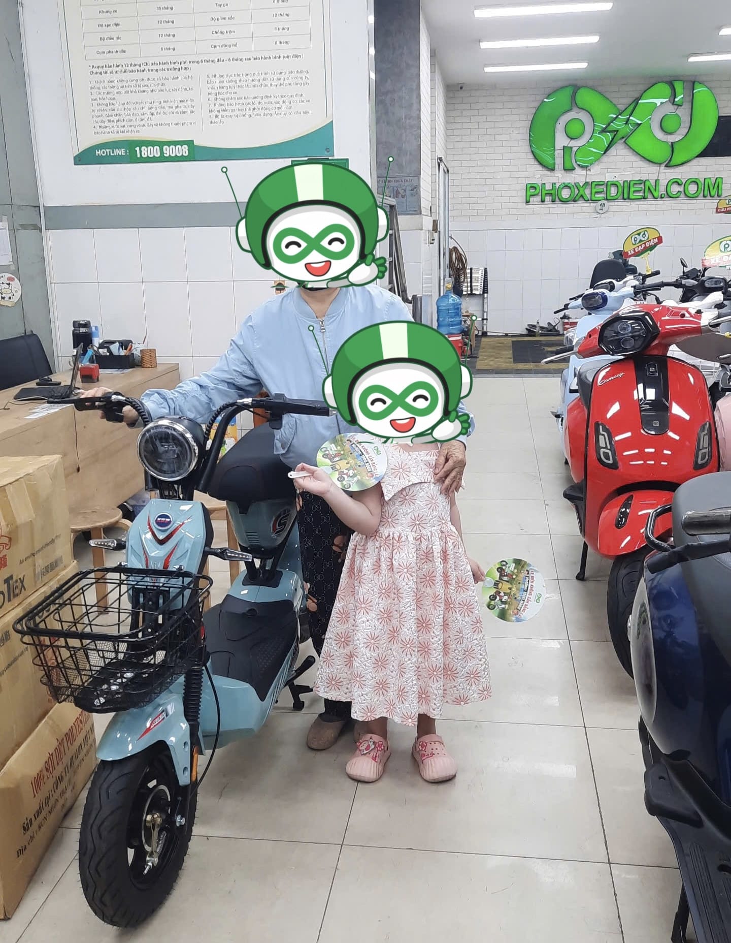 cận cảnh đầu xe đạp điện 133s mới giá tốt