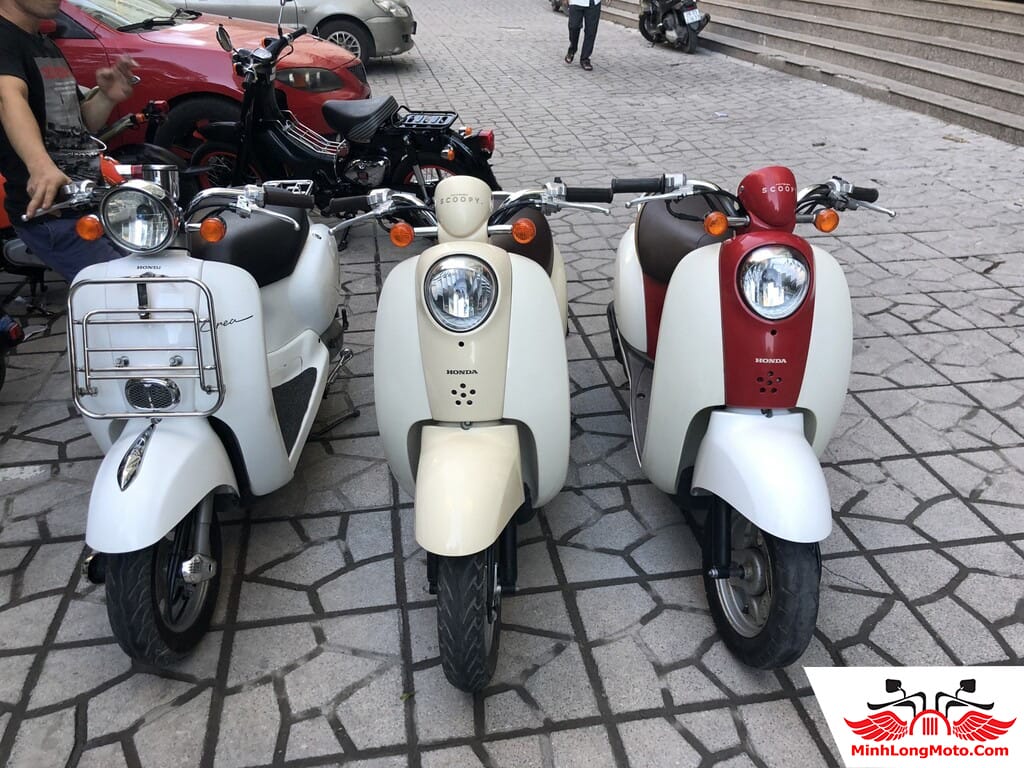 Đa dạng màu sắc của xe ga Scoopy 50cc