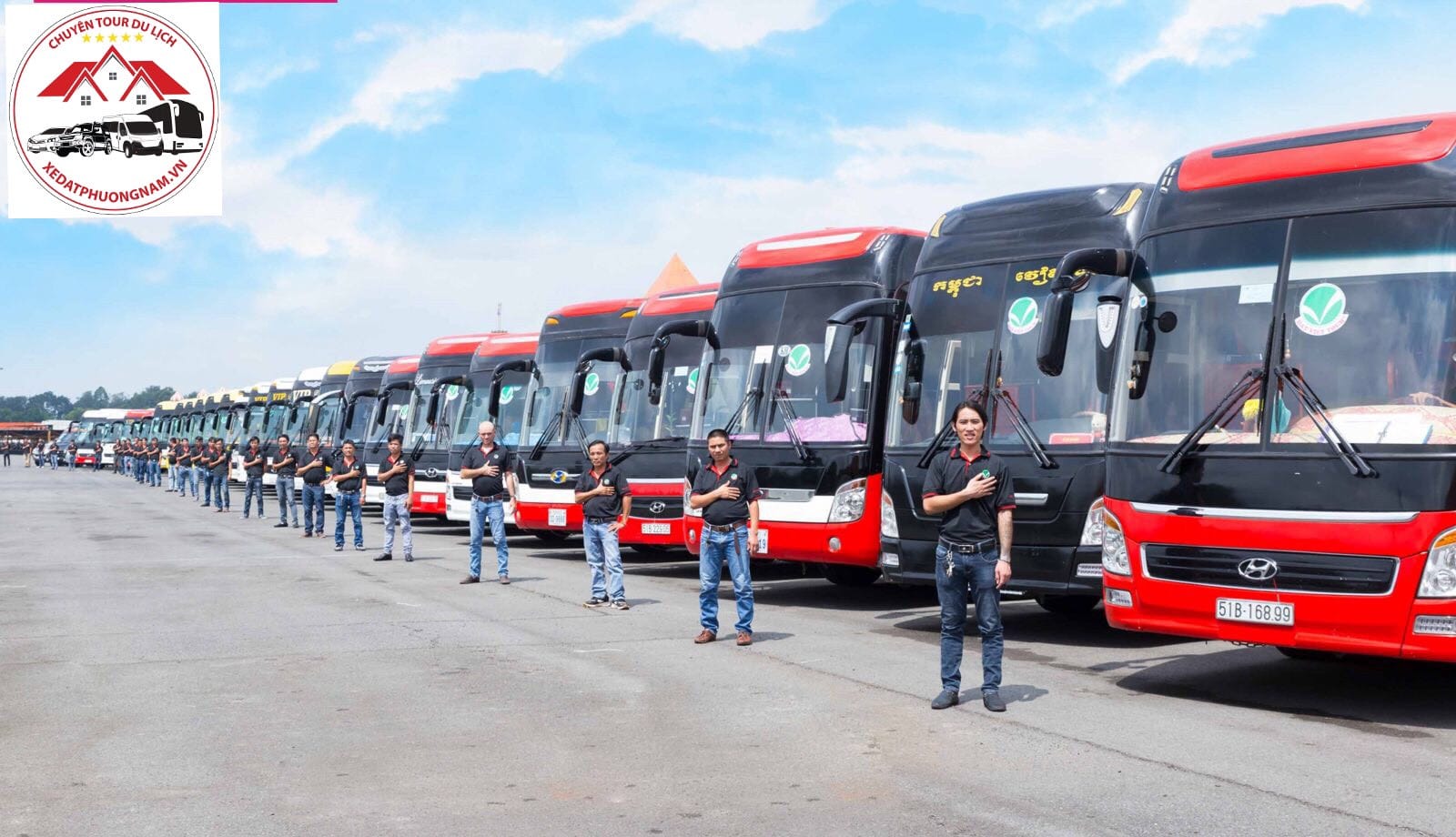 Dàn xe 45 chỗ hiện đại sẵn sàng phục vụ nhu cầu thuê xe tại Sài Gòn