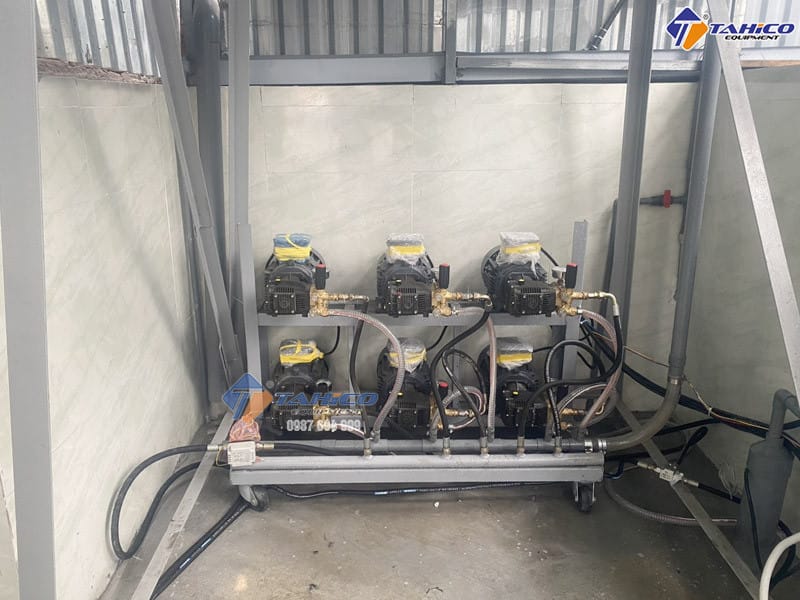 Dây chuyền rửa xe tự động kết hợp dọn nội thất tiện lợi