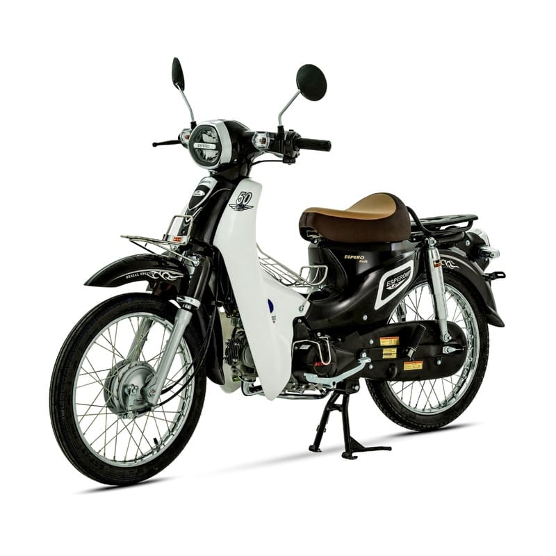 Detech Espero Plus 2 - xe máy cub 50cc cho học sinh cấp 3 với vẻ đẹp hoài cổ pha lẫn hiện đại