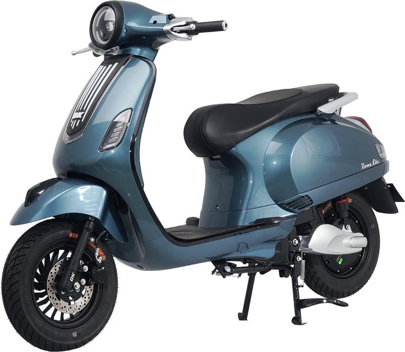 DK Roma Lite S 50cc - xe máy 50cc cho học sinh cấp 3 sang trọng với viền mạ crom và sơn 3D cao cấp