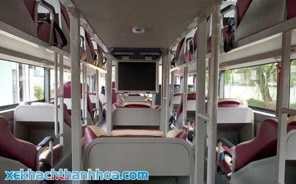 Dòng xe giường nằm chất lượng cao của nhà xe Hoàng Phương phục vụ tuyến Ngọc Lặc
