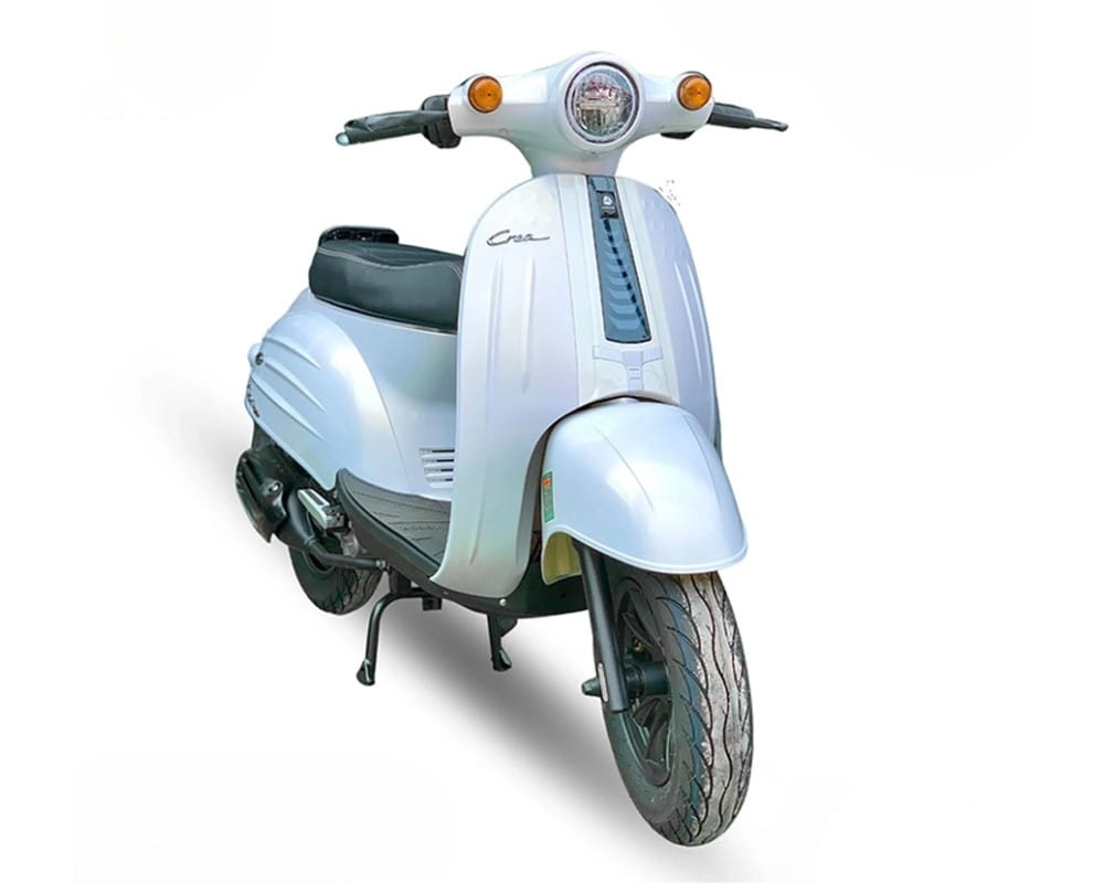 DVMotor Crea Retro - xe máy 50cc cho học sinh cấp 3 với thiết kế hoài cổ retro kết hợp trẻ trung