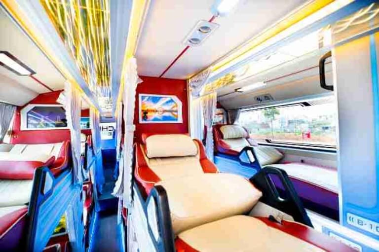 Hệ thống giường nằm thông minh trên xe Hà Nội Nghệ An Văn Minh