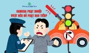 Hình ảnh camera giao thông ghi nhận lỗi vượt đèn đỏ xe máy