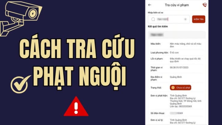 Hình ảnh minh họa các phương pháp tra cứu lỗi phạt nguội xe máy hiệu quả