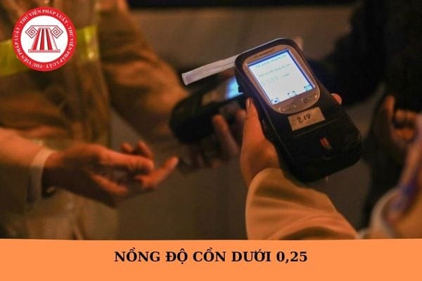 Hình ảnh minh họa kiểm tra nồng độ cồn dưới 0 25 có bị phạt không tại Việt Nam