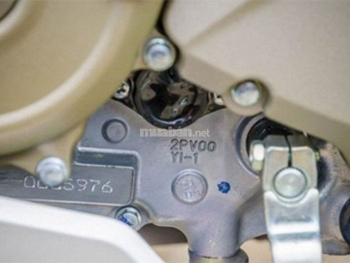 Hình ảnh minh họa vị trí số máy xe Honda Vision, giúp người dùng dễ dàng định vị.