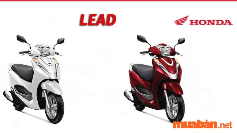 Honda Lead 125cc phiên bản tiêu chuẩn màu đỏ