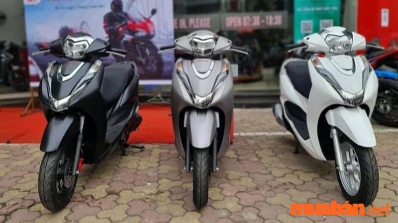 Honda Lead phiên bản cao cấp với nhiều màu sắc