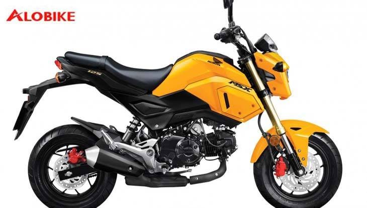 Honda MSX 125 màu vàng đen cá tính, thể hiện phong cách riêng