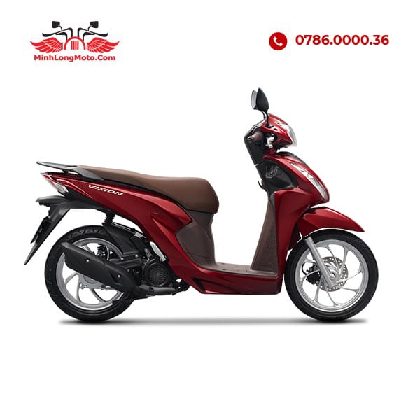Honda Vision 2024 Cao cấp Đỏ đen