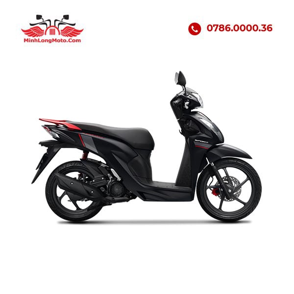 Honda Vision 2024 Thể thao Đen