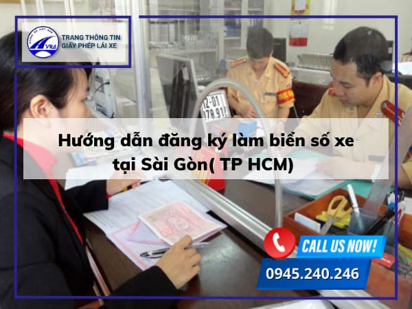 Hướng dẫn đăng ký cấp mới biển số xe TPHCM