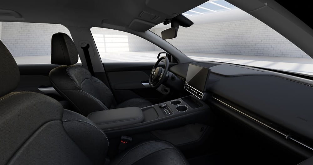 Không gian nội thất rộng rãi, tiện nghi của mẫu MPV điện 7 chỗ Limo Green.
