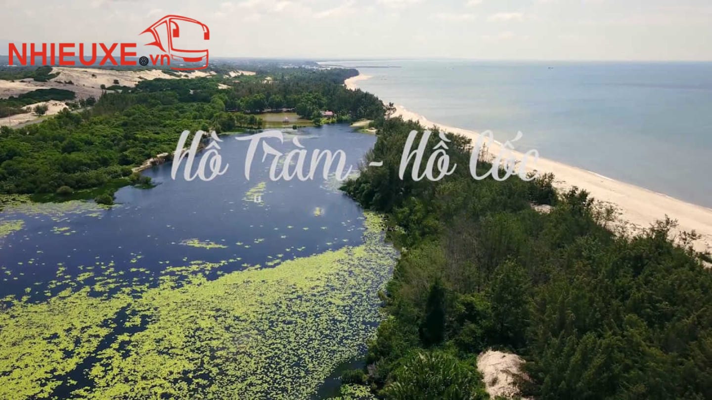 Khung cảnh bình yên của Hồ Cốc Hồ Tràm, Vũng Tàu với bãi biển hoang sơ
