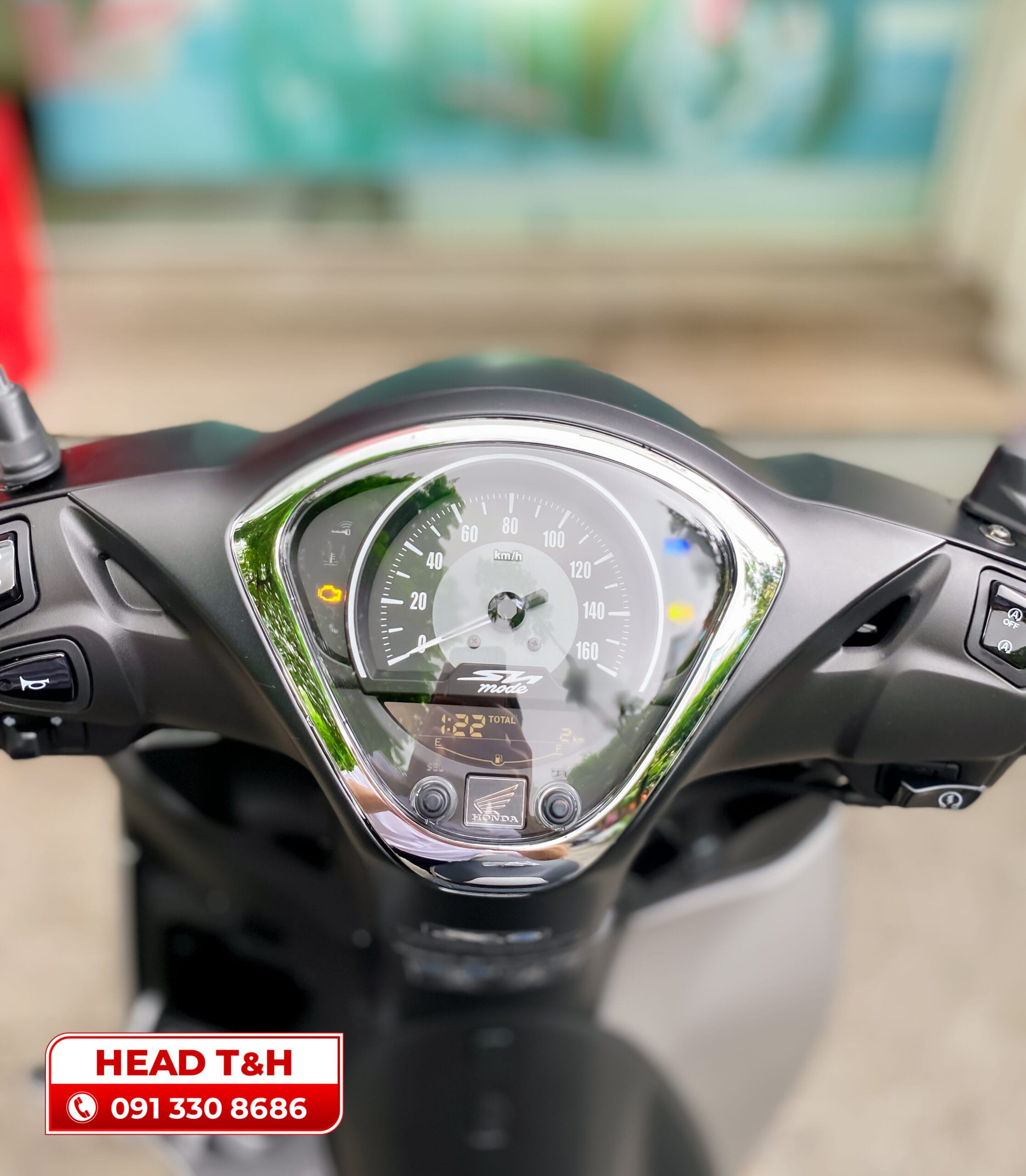 Mặt đồng hồ LCD của Honda SH Mode 125