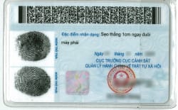 Mặt sau căn cước công dân, một phần quan trọng trong hồ sơ đăng ký tài xế Be