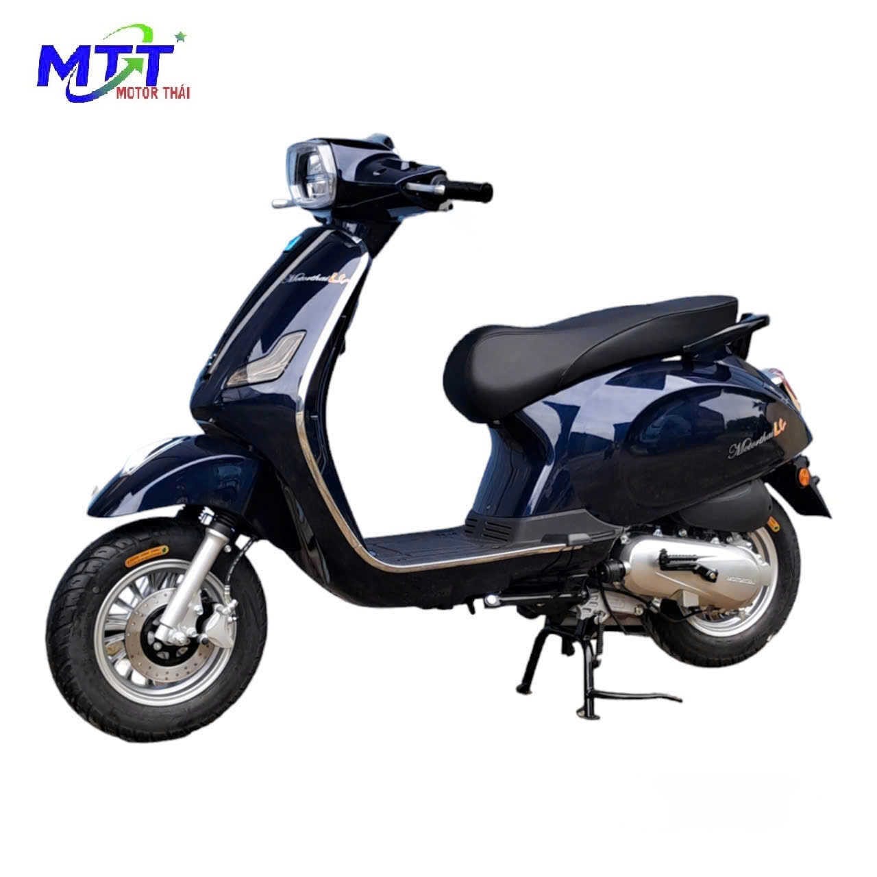 Mẫu xe tay ga Nioshima S với thiết kế thanh lịch, màu sắc tươi sáng, mang đậm phong cách Vespa cổ điển nhưng phù hợp với ngân sách dưới 20 triệu