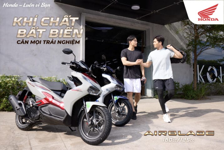 Mẫu xe tay ga thể thao Honda Air Blade 160 năm 2025 với thiết kế hiện đại và mạnh mẽ