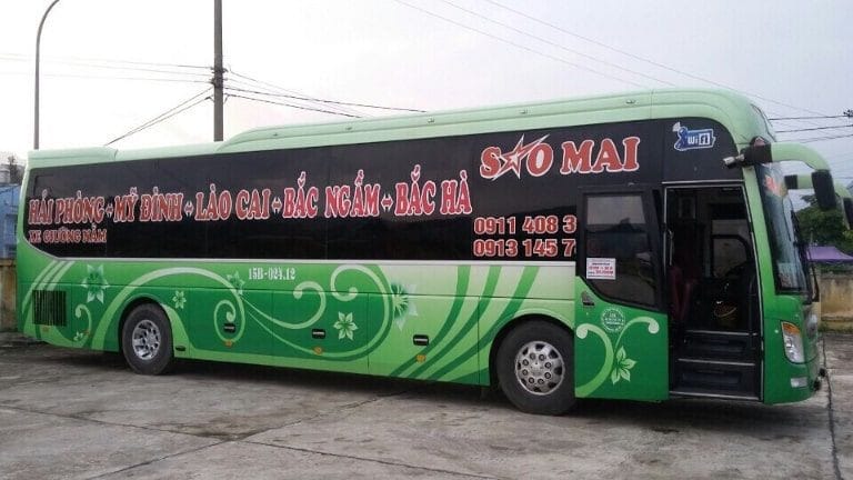 Nhà xe Sao Mai sẵn sàng phục vụ tuyến Hải Phòng Sapa Lào Cai