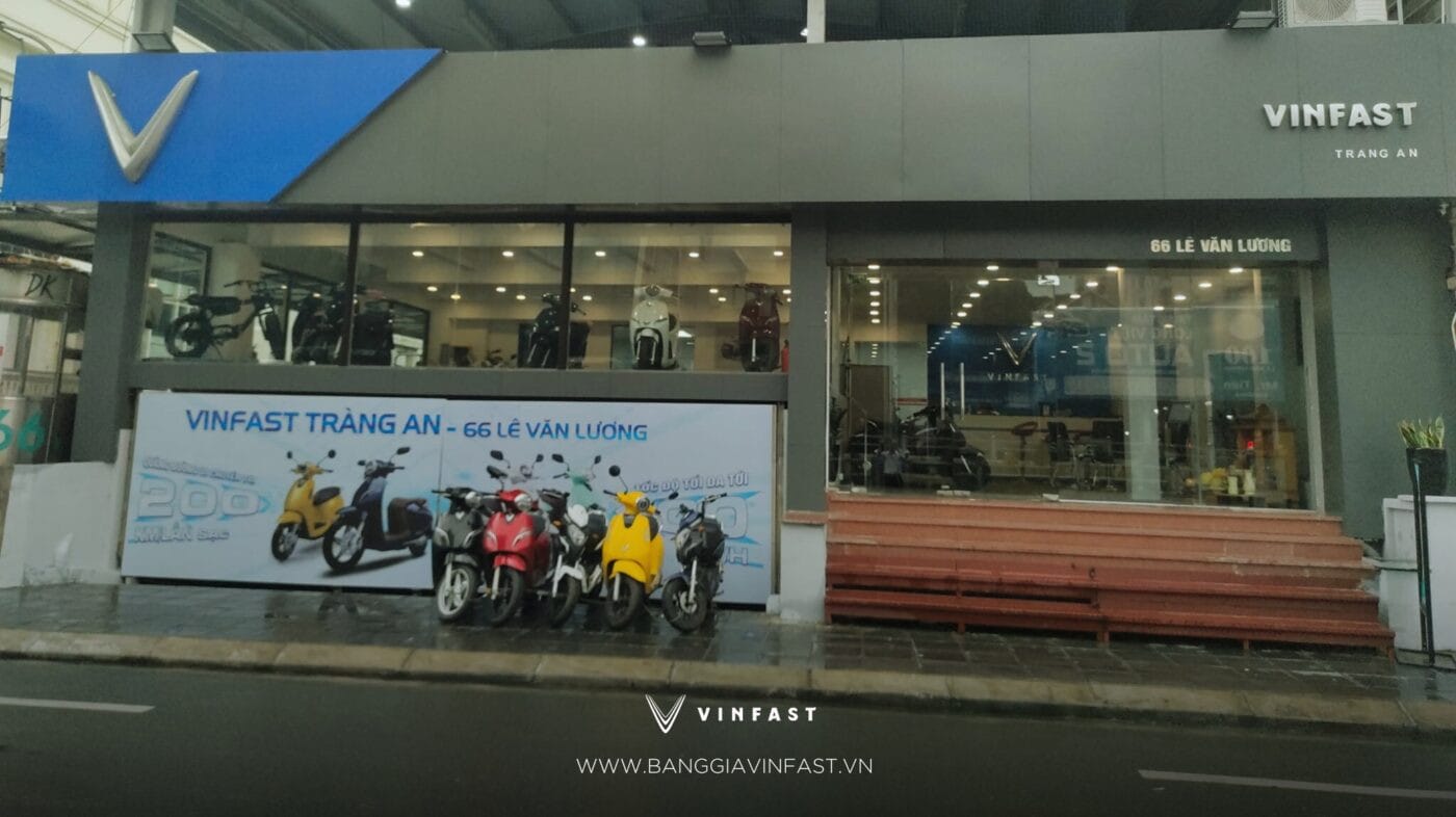 Showroom VinFast Tràng An, Thanh Xuân với không gian trưng bày ấn tượng