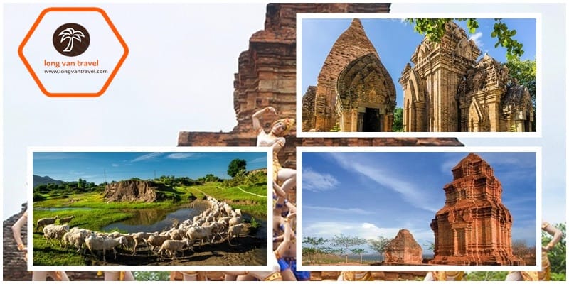 tháp chăm cổ kính gần tuyến đường thuê xe phan thiết nha trang