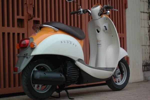 Thiết kế cổ điển của Honda Scoopy 50cc đời đầu