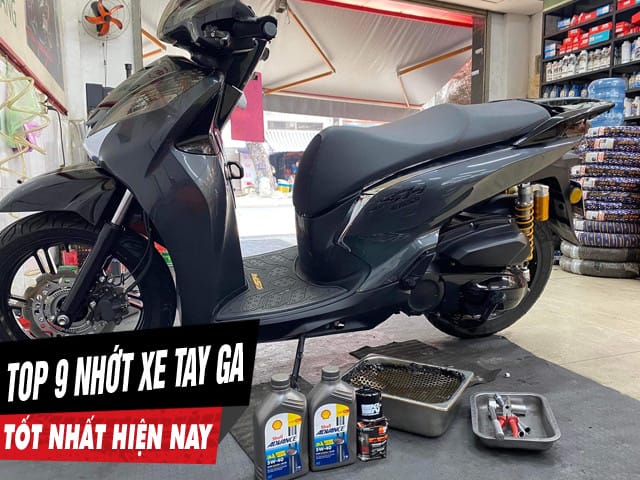 Tổng quan các loại dầu nhờn xe tay ga chất lượng cao