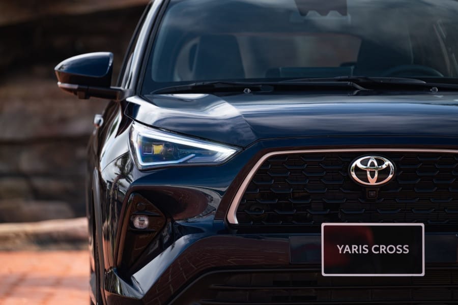 Tổng quan ngoại thất xe Toyota Yaris Cross từ phía sau