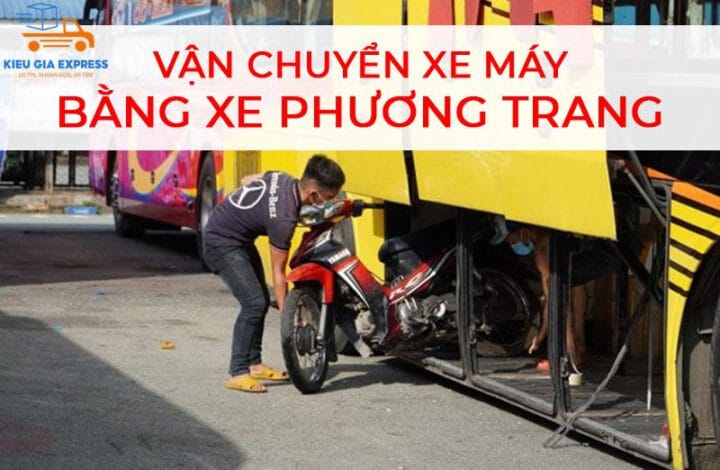 Vận chuyển xe máy an toàn bởi Phương Trang