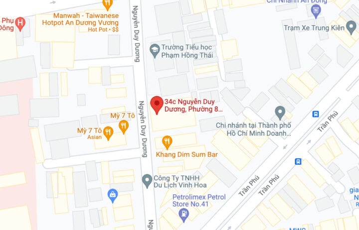 Văn phòng đón khách xe Kim Mạnh Hùng tại Quận 5