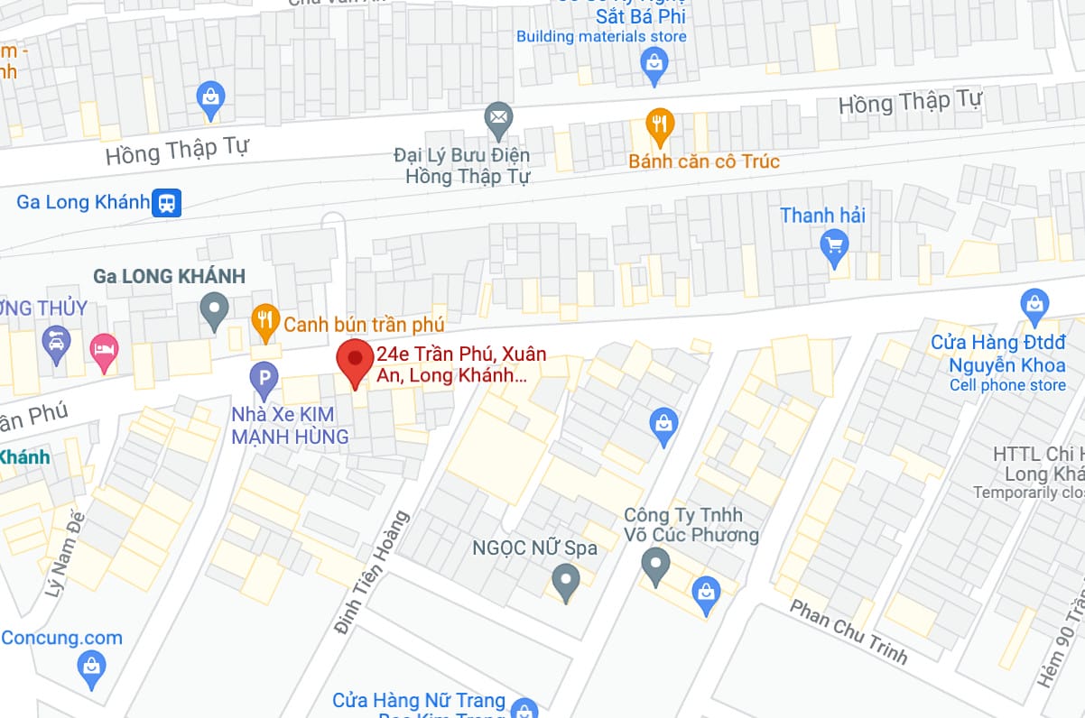 Vị trí đón khách xe Kim Mạnh Hùng ở Long Khánh Đồng Nai