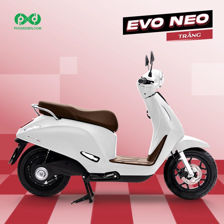 VinFast Evo Neo màu trắng thanh lịch, mẫu xe điện VinFast tiết kiệm