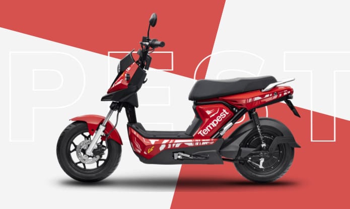 Xe đạp điện VinFast Tempest thiết kế thể thao