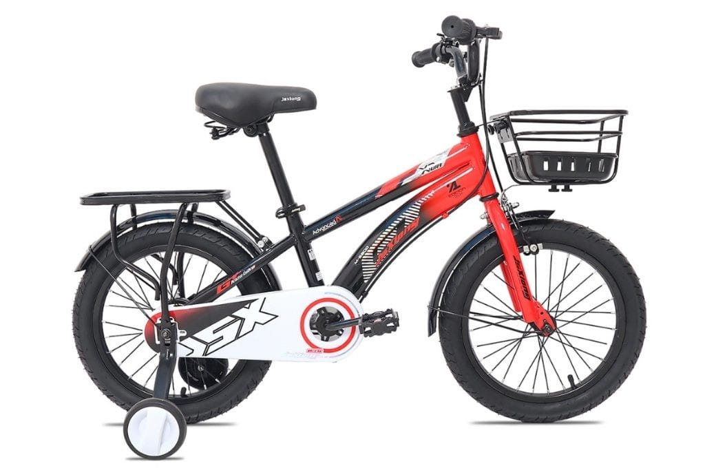 Xe đạp trẻ em 6-12 tuổi nam Jsxiong 2301 18 Inch thiết kế phong cách mạnh mẽ, khung sườn chắc chắn