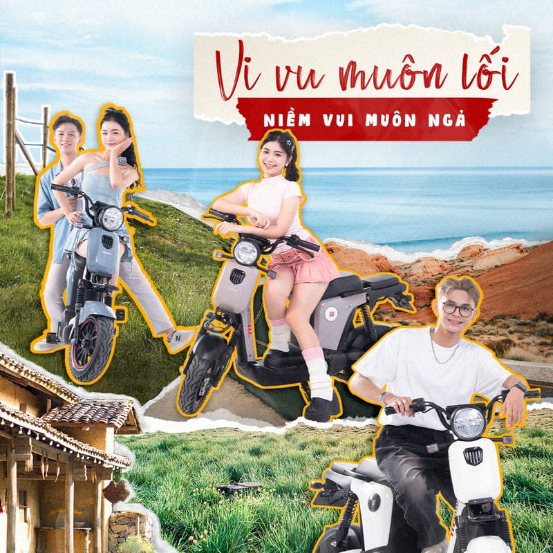 Xe điện OSAKAR Mandi là trợ thủ đắc lực giúp học sinh cấp 3 thể hiện cá tính riêng