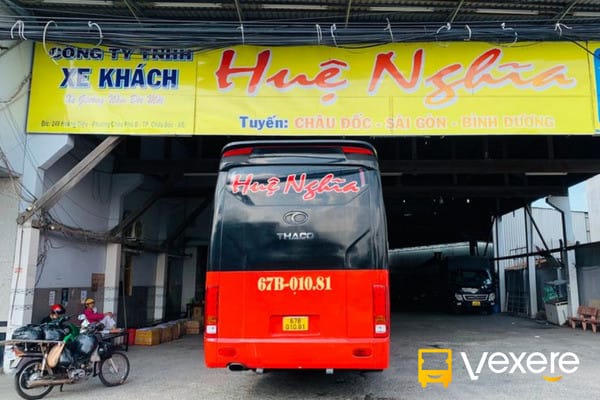Xe khách Huệ Nghĩa đi Châu Đốc từ Sài Gòn, An Giang