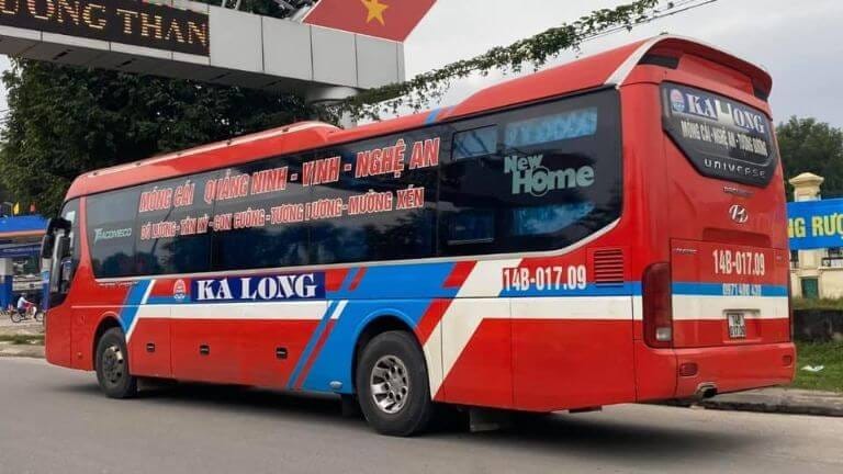 Xe khách Kalong với nội thất hiện đại