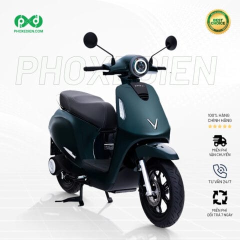 Xe máy điện VinFast Evo 200 Lite màu trắng hiện đại, dòng xe điện VinFast phổ biến