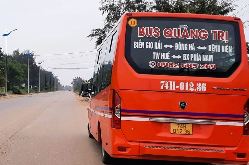 Giá vé công khai cho chuyến hành trình từ Huế đi Quảng Trị và ngược lại