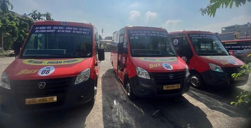 Tuyến buýt 08 Hà Nam – Hưng Yên phù hợp cho người lao động đi lại hằng ngày