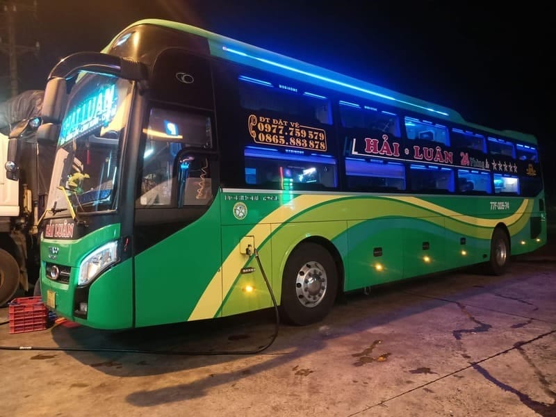 Xe Hải Luân có nhiều chuyến, xuất phát từ 19h-21h mỗi ngày