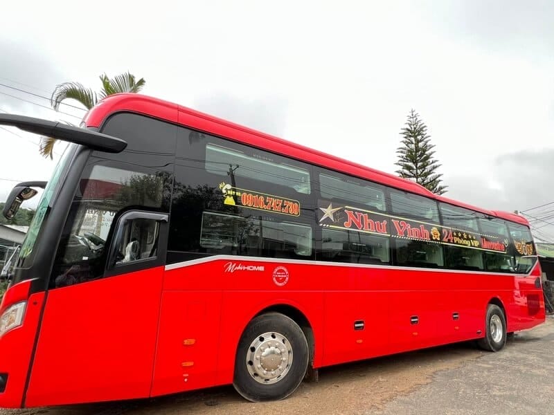 Xe Như Vinh chuyên phục vụ các tuyến Sài Gòn - Lâm Đồng - Đồng Nai