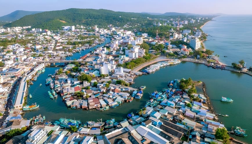 Những khu vực chính trên đảo Phú Quốc
